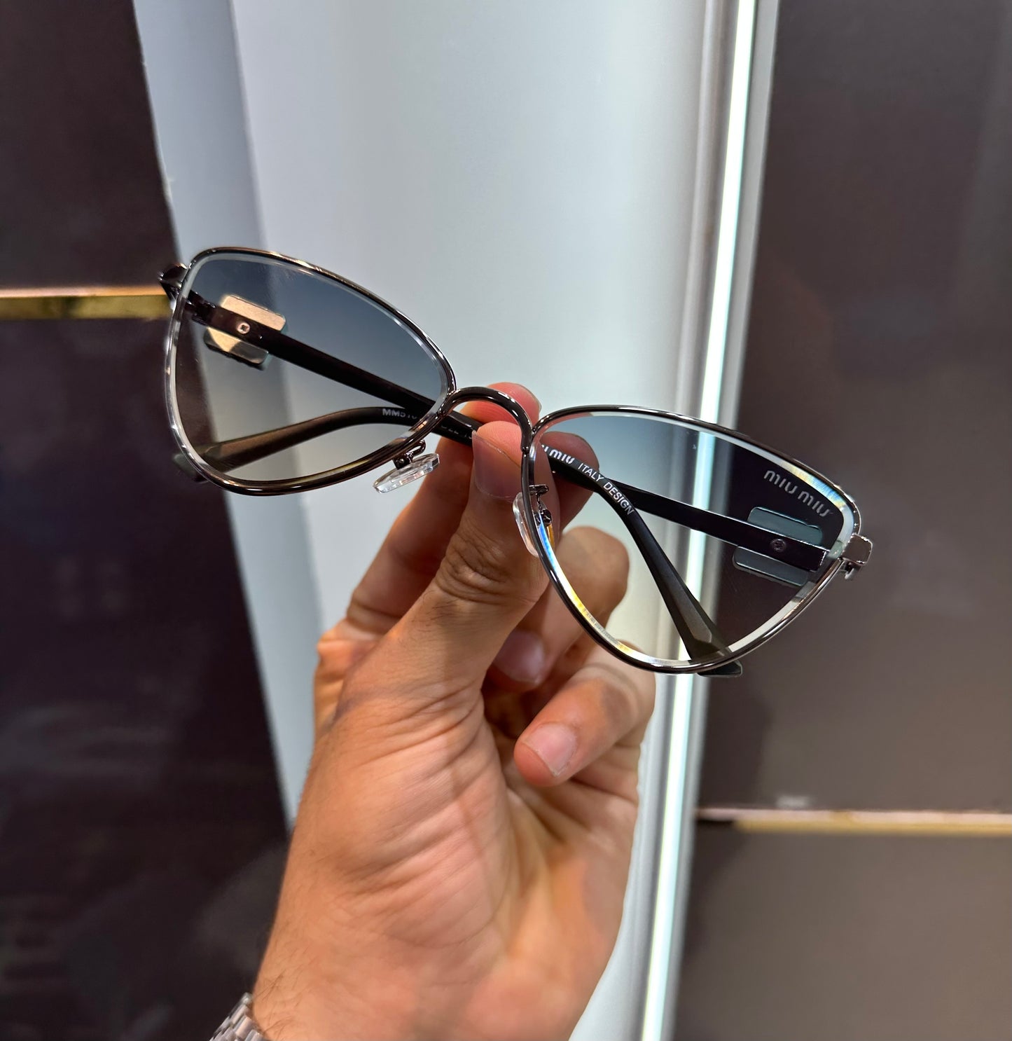 MIU MIU Green Dual Limited Edition Luxury Shade With Original Packing