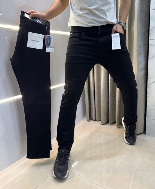 Calvin Klein Jet Black Premium Classic Hyperflex Denim